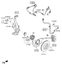 Diagram for Hyundai Genesis Brake Line - 58731-3M500