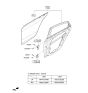 Diagram for Hyundai Elantra GT Door Hinge - 79410-3K000