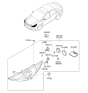 Diagram for 2013 Hyundai Sonata Headlight - 92102-3Q000