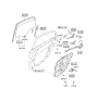Diagram for Hyundai Sonata Window Run - 83530-3Q000