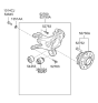 Diagram for 2015 Hyundai Azera Wheel Bearing - 52730-3S200