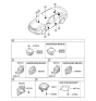 Diagram for Hyundai Sonata Hybrid Car Speakers - 96320-3S250