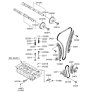 Diagram for Hyundai Sonata Engine Pump Chain - 24322-2G100