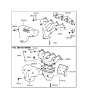 Diagram for 1996 Hyundai Accent Exhaust Manifold Gasket - 28521-26000