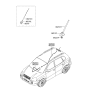 Diagram for Hyundai Elantra Touring Antenna Mast - 96263-2E220