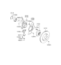 Diagram for Hyundai Santa Fe Wheel Bearing - 51750-3A003