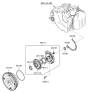 Diagram for 2008 Hyundai Tiburon Torque Converter - 45100-34250