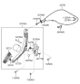 Diagram for Hyundai Tucson Accelerator Cable - 32790-2E400