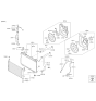 Diagram for Hyundai Tiburon Fan Blade - 25231-2D400
