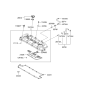 Diagram for Hyundai Elantra PCV Hose - 26720-23550