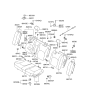 Diagram for Hyundai Sonata Seat Cushion - 89150-3D200