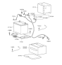 Diagram for Hyundai Battery Cable - 37200-38003