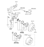Diagram for Hyundai Sonata Steering Knuckle Bushing - 52718-38000