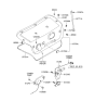 Diagram for Hyundai Sonata Tailgate Lift Support - 81771-3D002