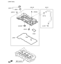 Diagram for Hyundai Elantra GT Valve Cover Gasket - 22441-2E000