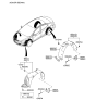 Diagram for 2012 Hyundai Elantra Wheelhouse - 86824-3X100