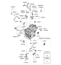 Diagram for 2007 Hyundai Santa Fe Engine Mount Torque Strut - 45220-3A541