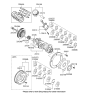 Diagram for Hyundai Santa Fe Flywheel - 23200-3C130