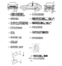 Diagram for 1992 Hyundai Excel Emblem - 86314-21060-GN