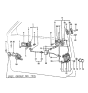 Diagram for 1986 Hyundai Excel Door Latch Assembly - 81320-21010