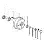 Diagram for Hyundai Wheel Bearing Dust Cap - 52746-21000