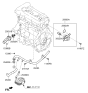 Diagram for Hyundai Kona Thermostat - 25500-2B000