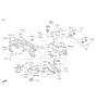Diagram for Hyundai Sonata Sway Bar Bracket - 55515-C5000