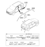 Diagram for 2021 Hyundai Tucson Emblem - 86300-D3100