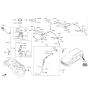 Diagram for 2018 Hyundai Tucson Cabin Air Filter - 31453-D3500