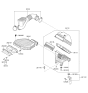 Diagram for Hyundai Tucson Air Duct - 28210-D3200