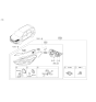 Diagram for 2022 Hyundai Santa Fe Light Socket - 92161-2T000