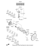Diagram for Hyundai Tucson Rod Bearing - 23060-2E005
