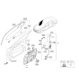 Diagram for 2019 Hyundai Genesis G90 Door Latch Assembly - 81310-D2011