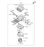 Diagram for Hyundai Ioniq Cabin Air Filter - 97133-G2000