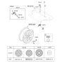 Diagram for 2022 Hyundai Palisade TPMS Sensor - 52933-C1100