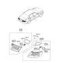 Diagram for Hyundai Azera Light Socket - 92461-3L000