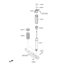 Diagram for 2020 Hyundai Tucson Coil Spring Insulator - 55331-D3000