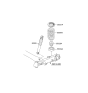 Diagram for 2015 Hyundai Elantra Coil Spring Insulator - 55332-1R000