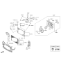 Diagram for Hyundai Fan Shroud - 25350-3X500