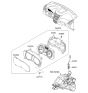 Diagram for Hyundai Instrument Panel Light Bulb - 94369-1R000