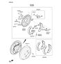 Diagram for Hyundai Accent Wheel Cylinder - 58330-1R000