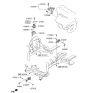 Diagram for Hyundai Accent Engine Mount Bracket - 21950-1R000