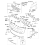 Diagram for Hyundai Accent Spoiler - 86591-1R010