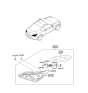 Diagram for 2012 Hyundai Genesis Coupe Light Socket - 92430-2M050