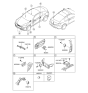 Diagram for 2012 Hyundai Genesis Coupe Air Bag Sensor - 95920-4H000