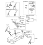 Diagram for Hyundai Santa Fe Car Key - 81996-2B000