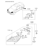 Diagram for Hyundai Elantra Touring Fog Light Bulb - 18649-55009-H
