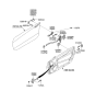 Diagram for Hyundai Elantra GT Door Striker - 81350-1H000