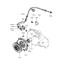 Diagram for 1995 Hyundai Elantra Release Bearing - 41421-36000