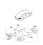 Diagram for Hyundai Elantra Light Socket - 92470-3X050